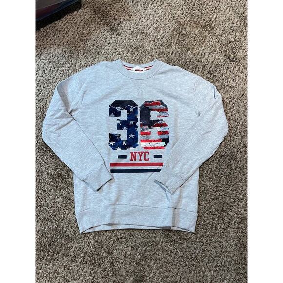 H&M Other - H & M Grey USA Crewneck Sweatshirt Boys Kids size 14